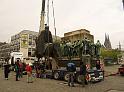 Reiterdenkmal kehrt zurueck auf dem Heumarkt P17